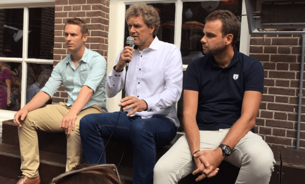 Jules Witte (Shapeways) en Tom van Poppel (brabant Engineering) Jules Witte (Shapeways) en Tom van Poppel (brabant Engineering)