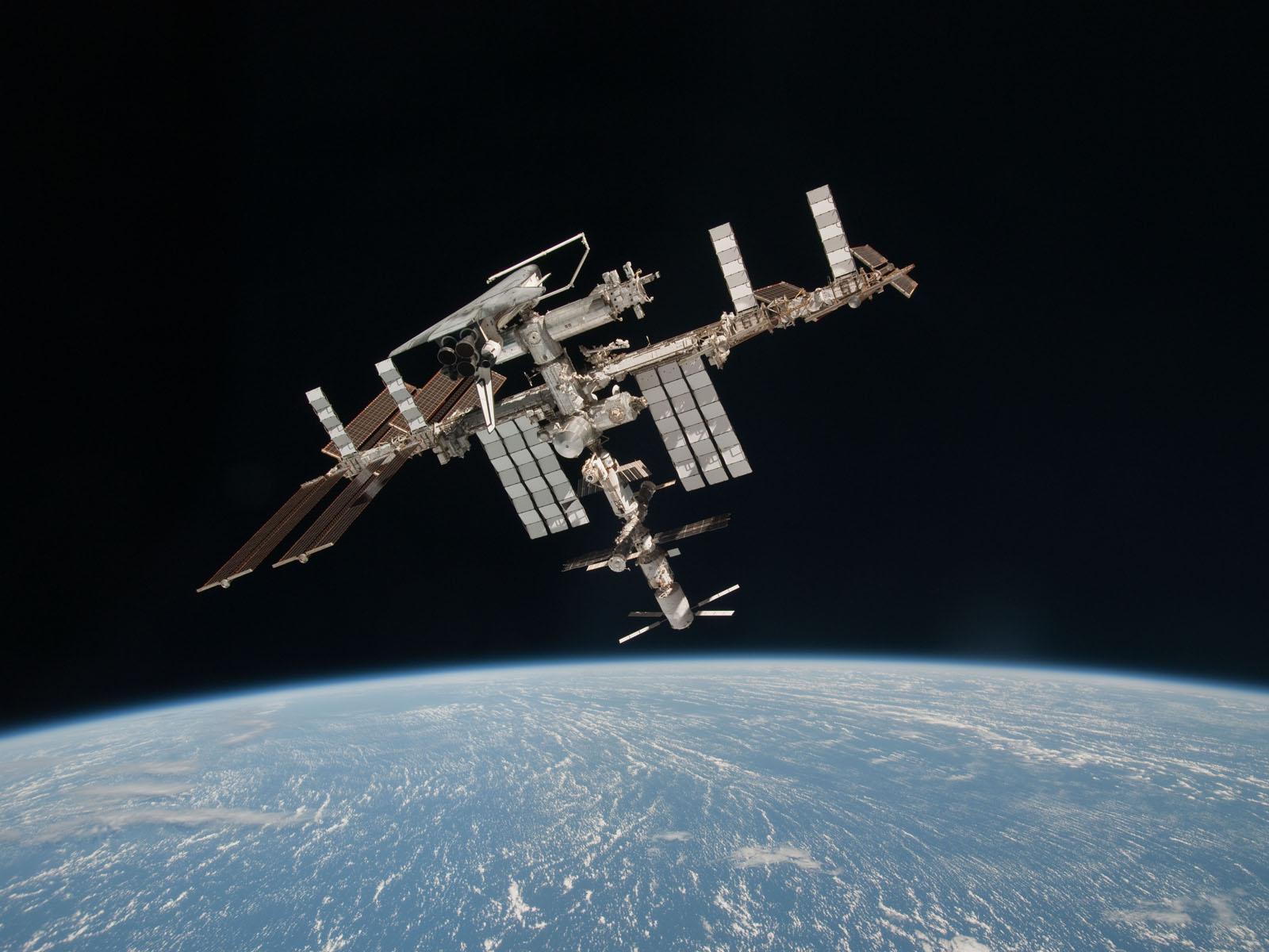 The_International_Space_Station_with_ATV-2_and_Endeavour The_International_Space_Station_with_ATV-2_and_Endeavour