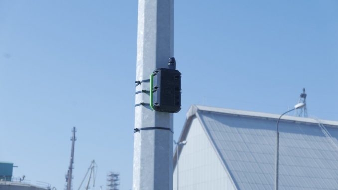 Een Yetibox in de haven van Gdynia.