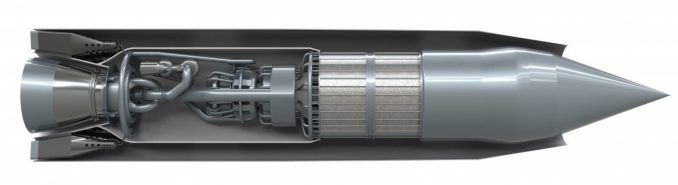The „Sabre“ engine with its interior exposed. Illustration: Reaction Engines Ltd.