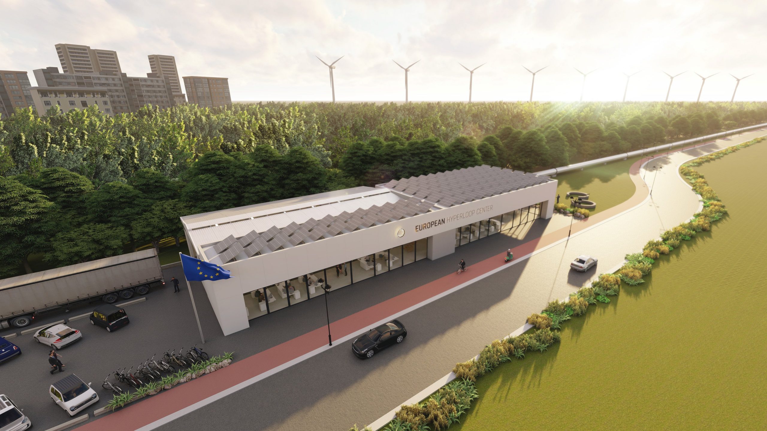 Press Photo European Hyperloop Center
