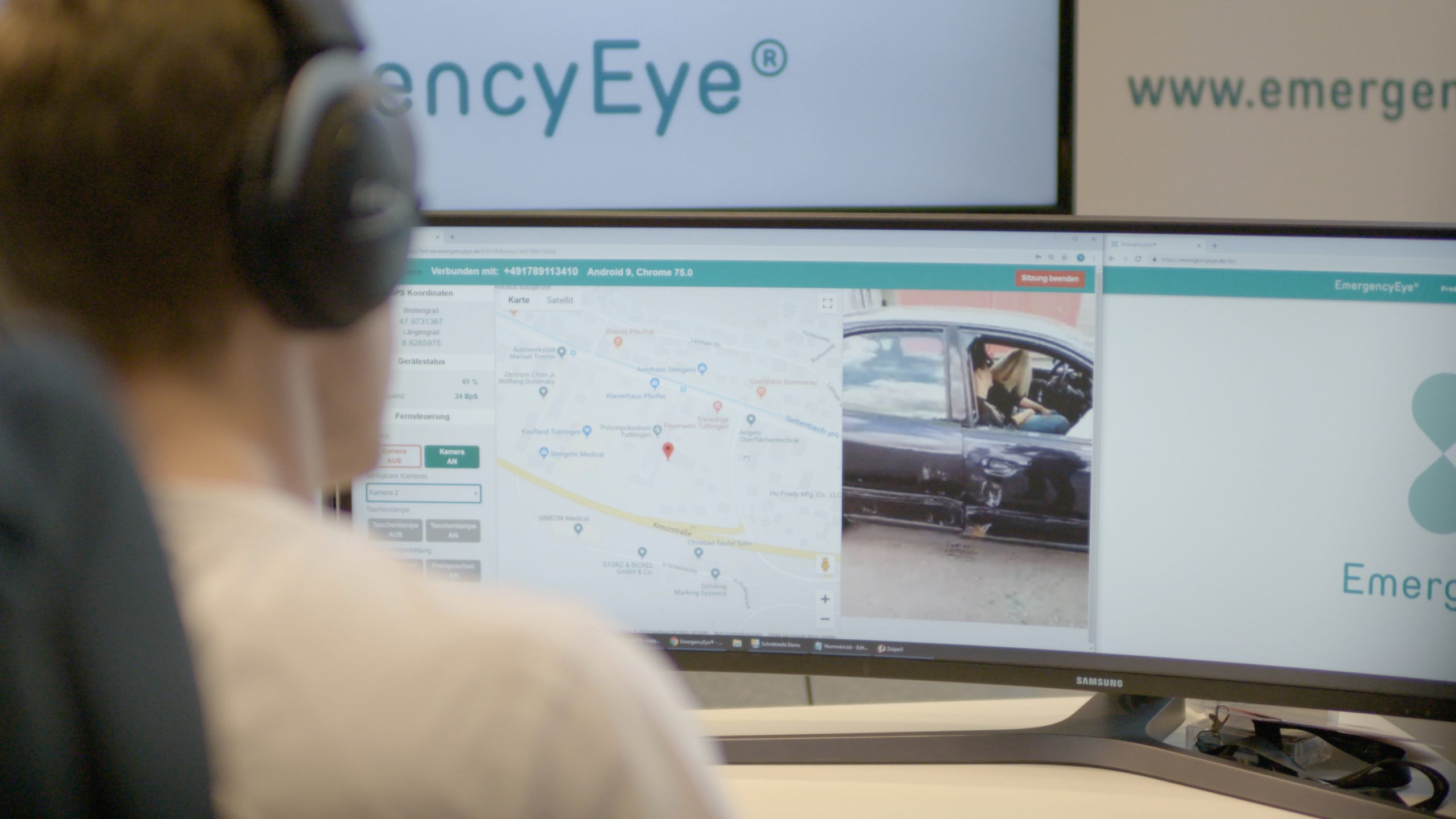 Emergency Eye Handy wird zum Lebensretter dank Emergency Eye