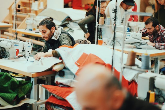 Het atelier van Sheltersuit