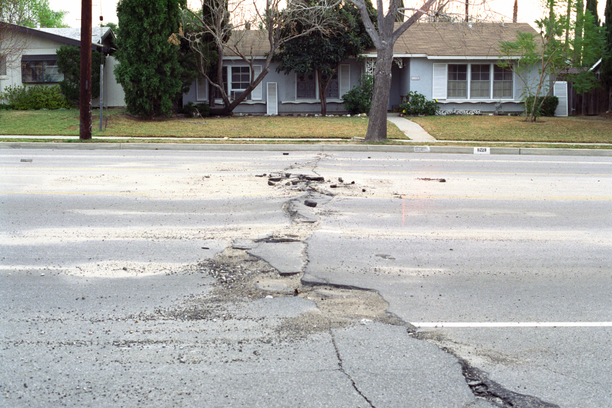Street Damage - Northridge Earthquake Street Damage - Northridge Earthquake