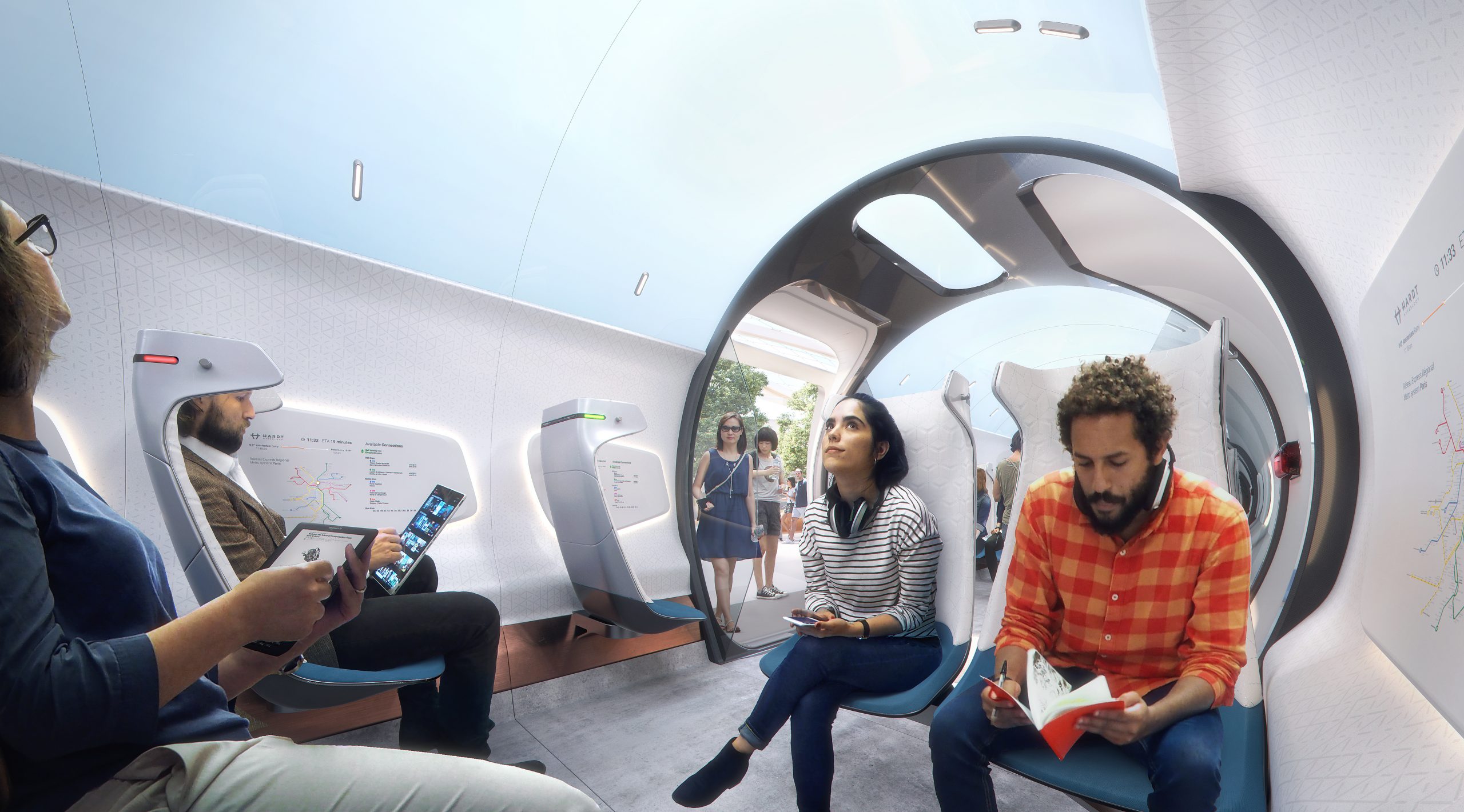 Hardt Hyperloop - Vehicle - credits: Plomp for Hardt Hyperloop Hardt Hyperloop - Vehicle - credits: Plomp for Hardt Hyperloop