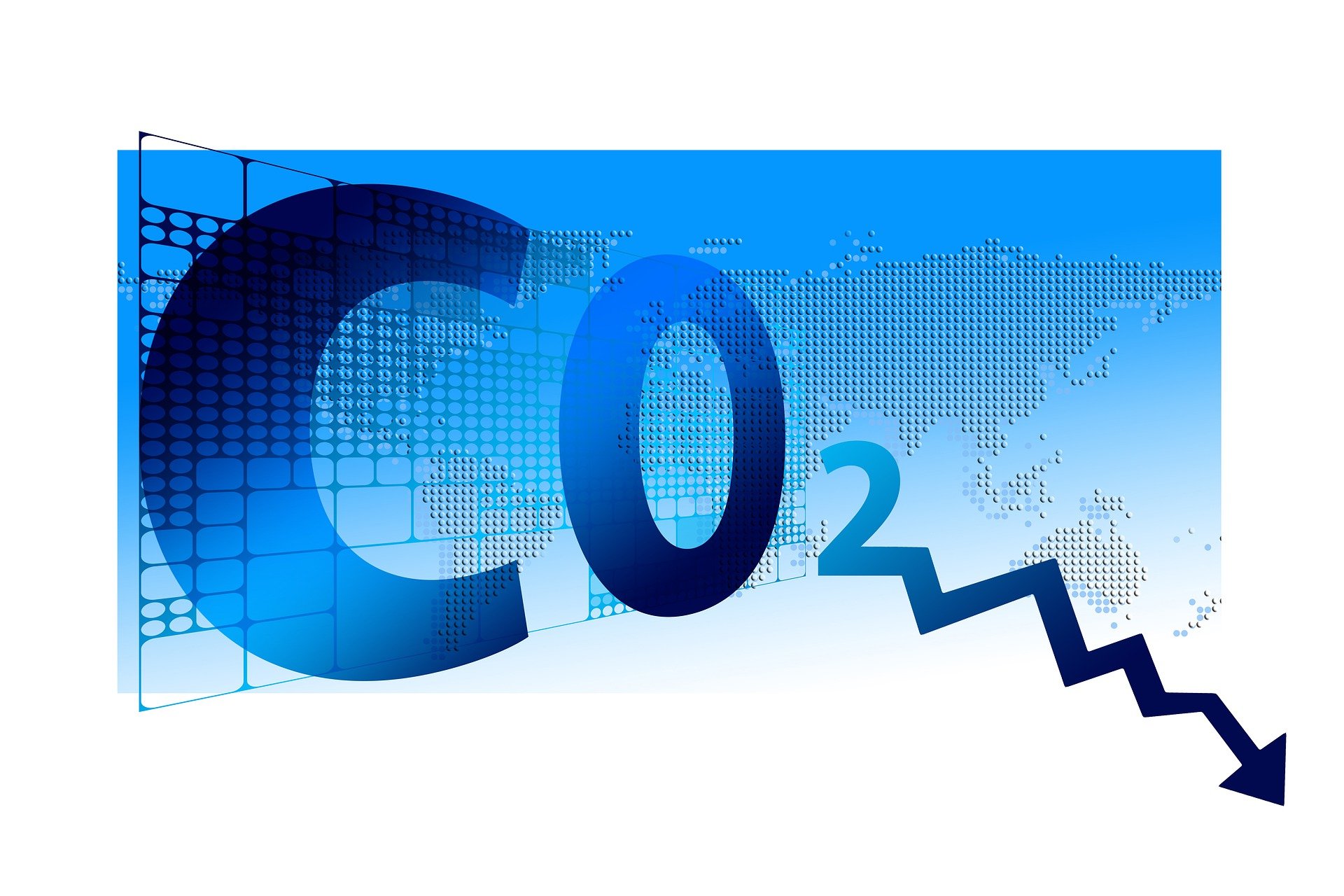Image by pixabay CO2 blue graphic
