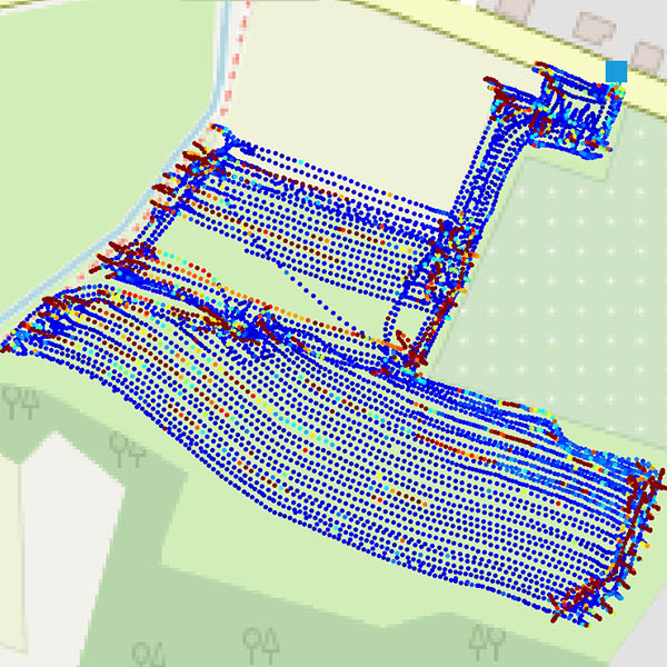 feld-analyse Digital representation of field