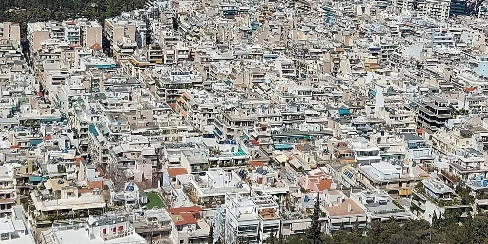 Athen aus der Vogelperspektive