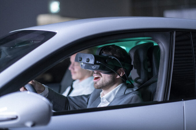 Mixed-Reality-Simulator, Fahrtraining, Fahrsimulator,