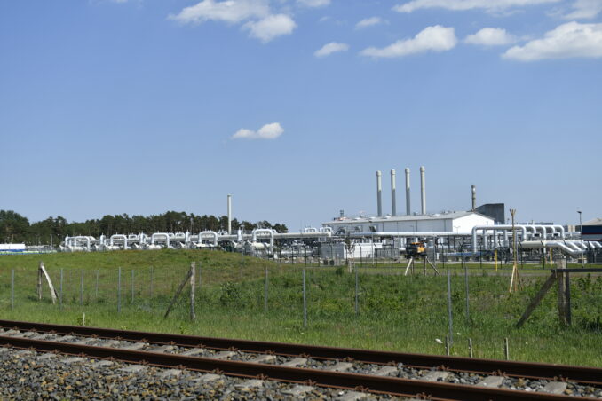 De gashub in Lubmin. Foto Maurits Kuypers