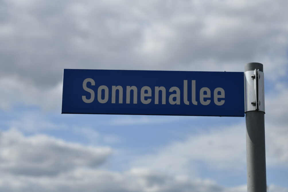 Straßenschild Sonnenallee