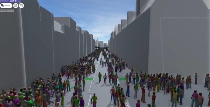 crowdsimulatie