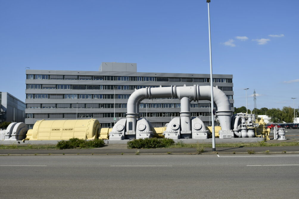  Het gebouw van Siemens Energy in Mülheim an der Ruhr. Foto Maurits Kuypers